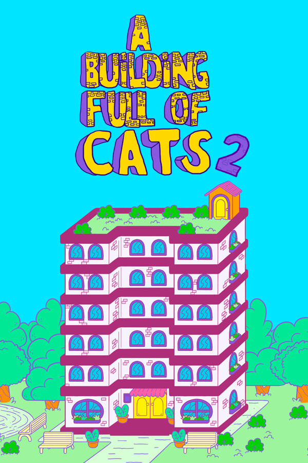 《大楼满是猫2（A Building Full of Cats 2）》最新 中文版（绘本找猫小游戏）