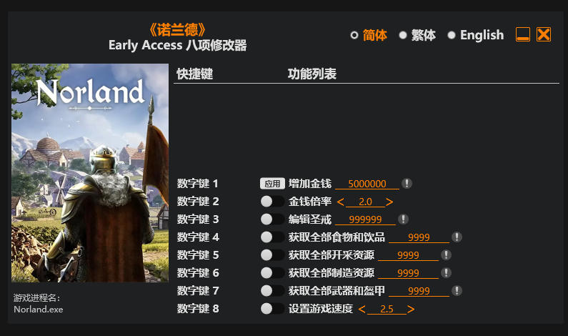 诺兰德|修改器