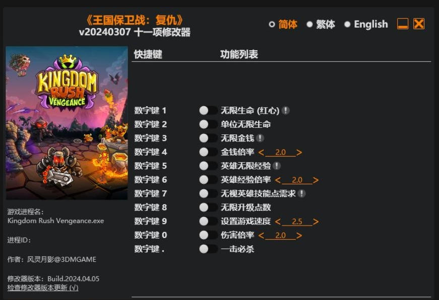 王国保卫战 复仇|修改器